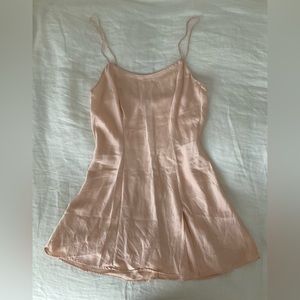Victoria's Secret pink silk 90's slip, xs